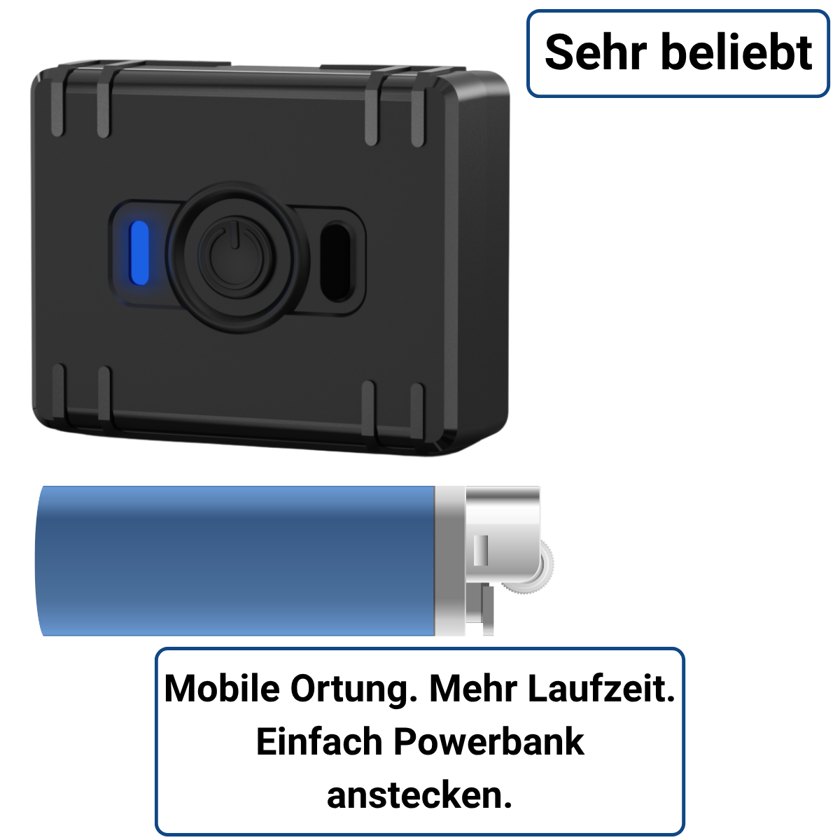 Mini GPS Tracker mit Abo | 4G Akku-Tracker mit SIM - GPS Tracker für Fahrzeuge