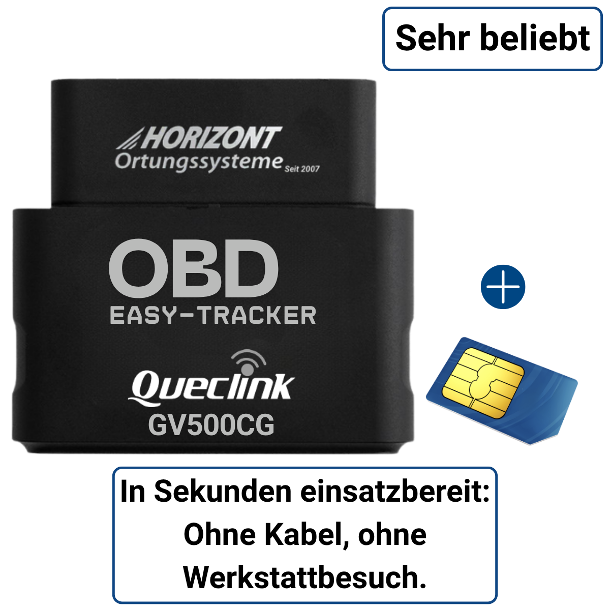 OBD GPS Tracker ohne Abo | 4G Plug & Play Auto - GPS Tracker für Fahrzeuge
